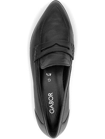 Mocassins en cuir lisse