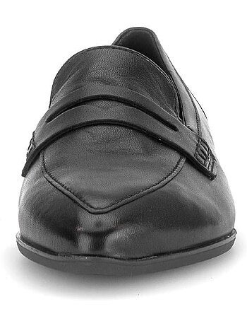 Mocassins en cuir lisse