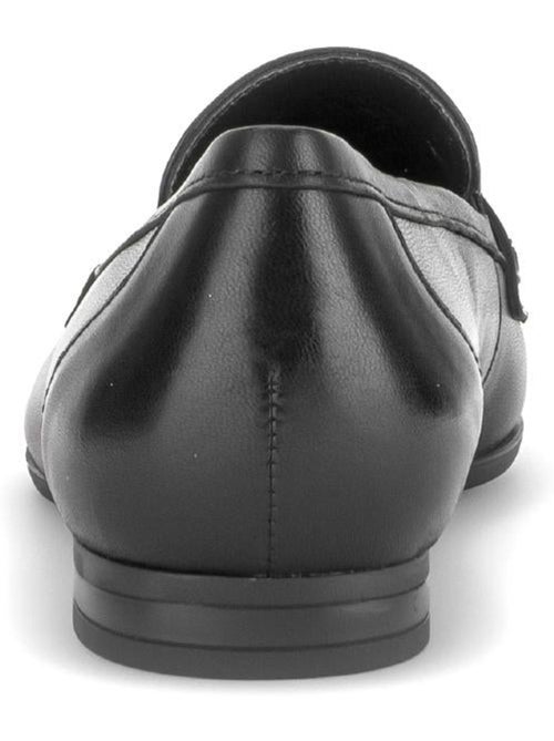Mocassins  en cuir lisse - Kiabi