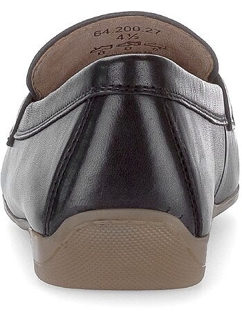 Mocassins en cuir lisse