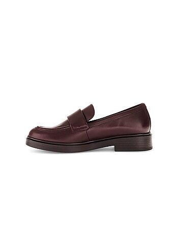 Mocassins en cuir lisse
