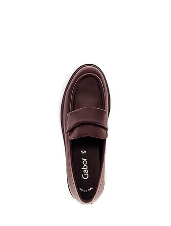 Mocassins en cuir lisse