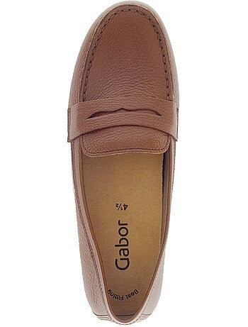 Mocassins en cuir