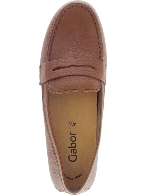 Mocassins  en cuir - Kiabi