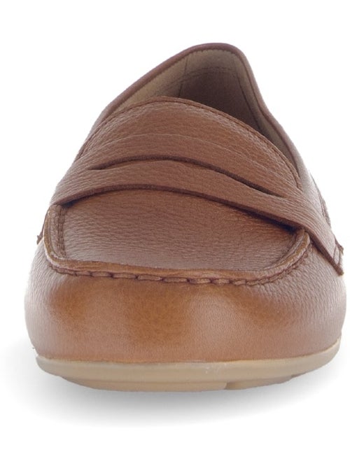 Mocassins  en cuir - Kiabi