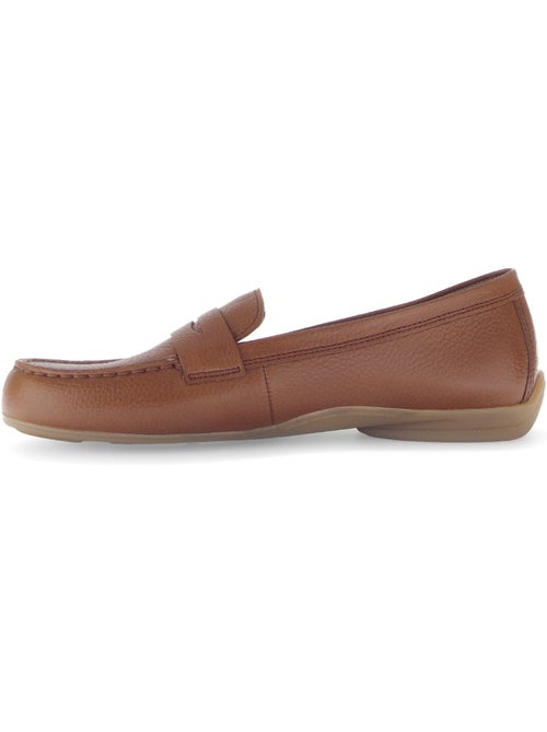 Mocassins  en cuir - Kiabi