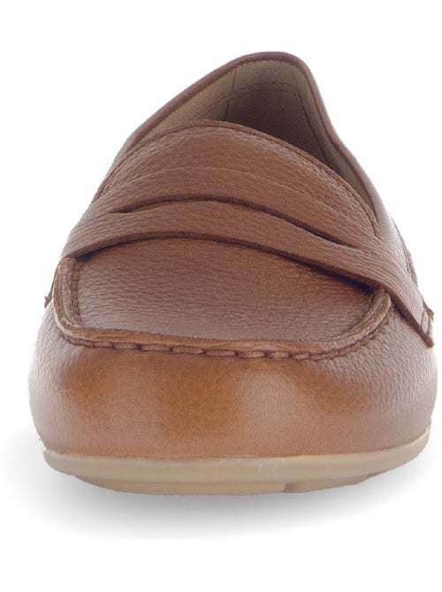 Mocassins  en cuir - Kiabi