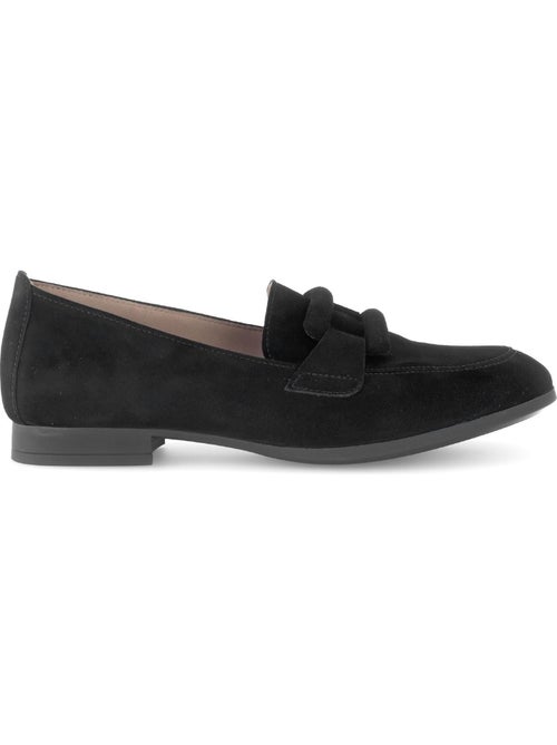 Mocassins  en cuir - Kiabi