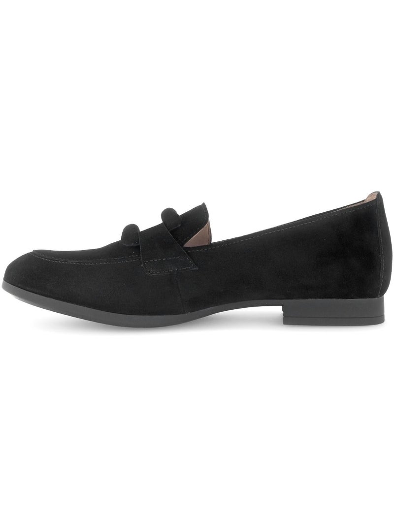 Mocassins  en cuir Noir Noir - Kiabi