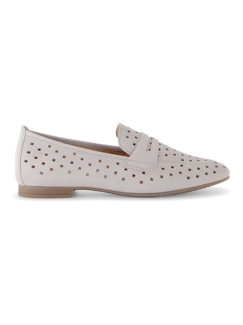 Mocassins  en cuir nubuck - Kiabi