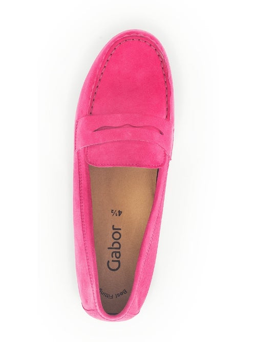 Mocassins  en cuir - Kiabi