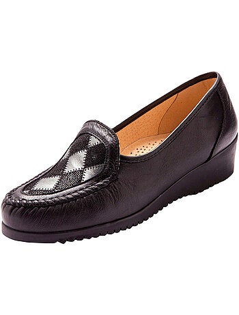 Mocassins en cuir ultra souples - pediconfort