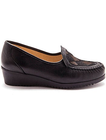 Mocassins en cuir ultra souples - pediconfort