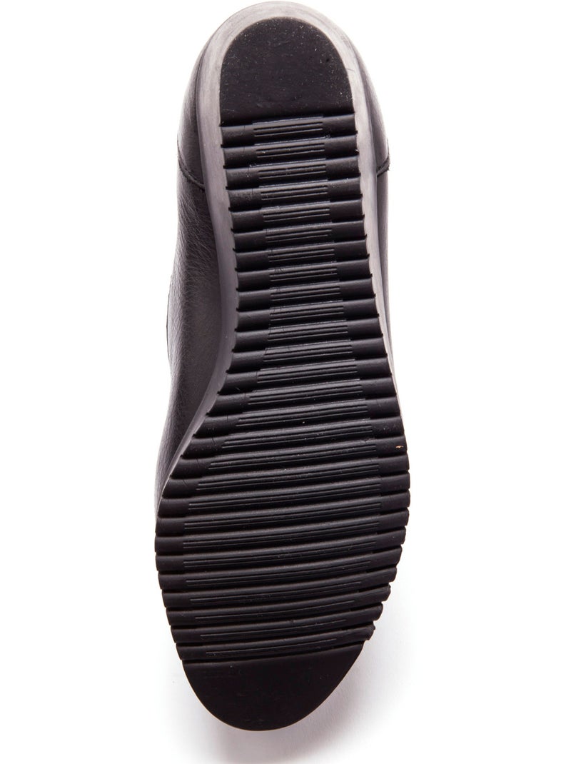 Mocassins en cuir ultra souples - pediconfort Noir Noir - Kiabi