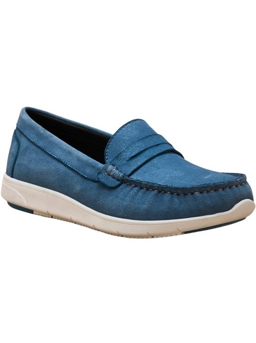 Mocassins en cuir velours - PEDICONFORT - Kiabi