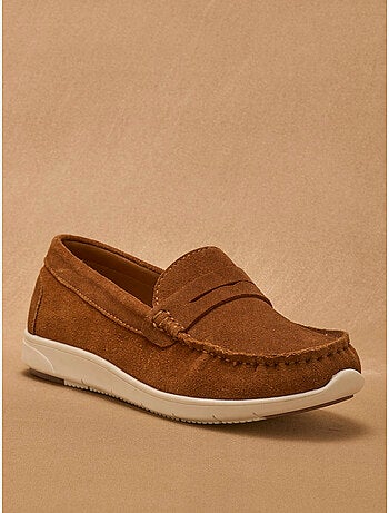 Mocassins en cuir velours - PEDICONFORT