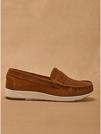 Mocassins en cuir velours - PEDICONFORT