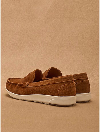 Mocassins en cuir velours - PEDICONFORT