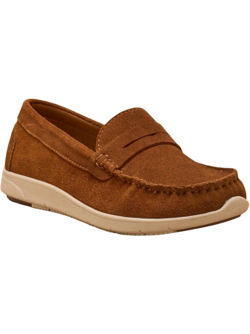 Mocassins en cuir velours - PEDICONFORT - Kiabi