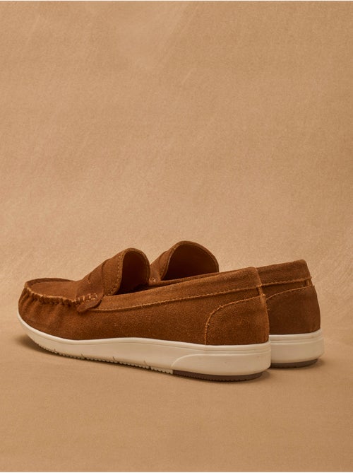 Mocassins en cuir velours - PEDICONFORT - Kiabi