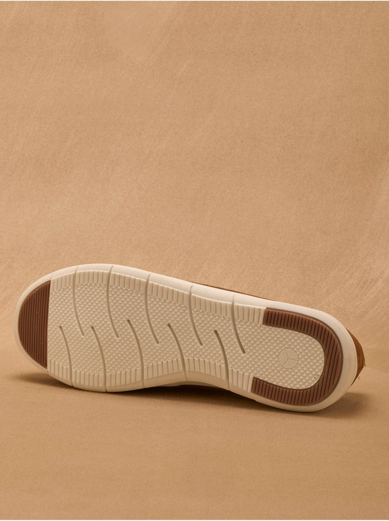Mocassins en cuir velours - PEDICONFORT Marron - Kiabi