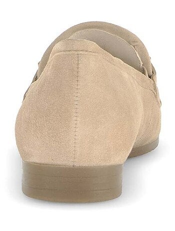 Mocassins en cuir velours