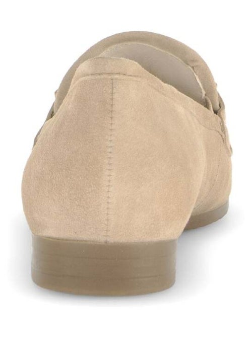 Mocassins  en cuir velours - Kiabi