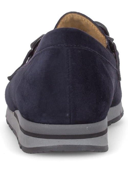 Mocassins  en cuir velours - Kiabi