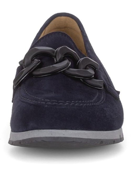 Mocassins  en cuir velours - Kiabi