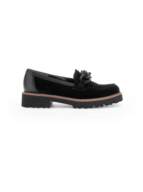 Mocassins  en cuir velours - Kiabi