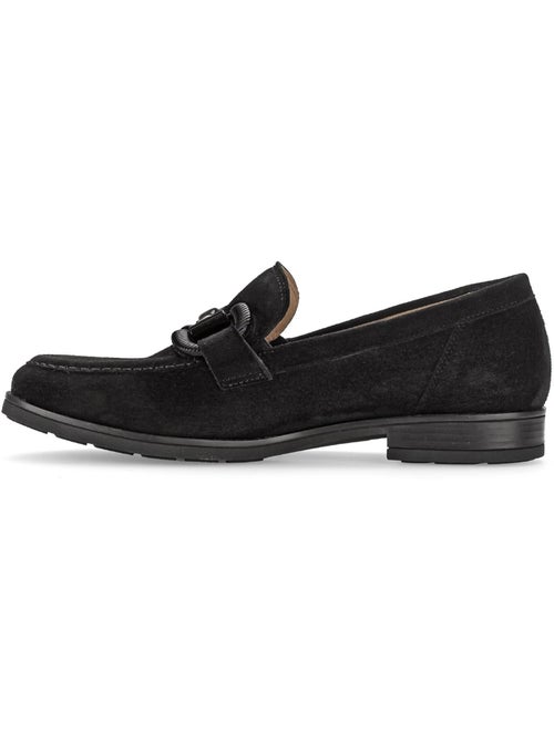 Mocassins  en cuir velours - Kiabi