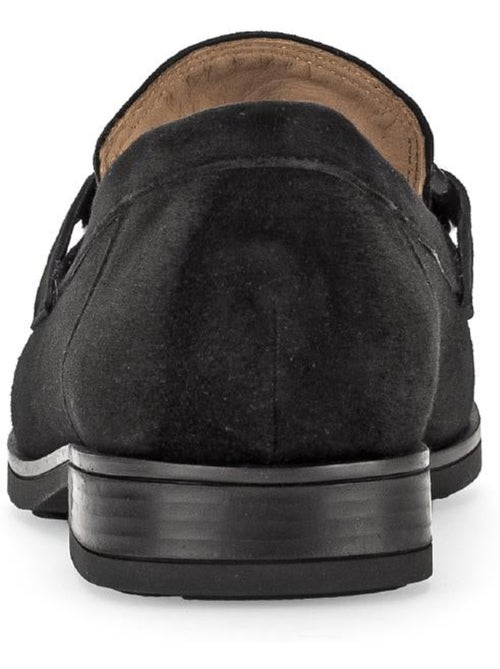 Mocassins  en cuir velours - Kiabi