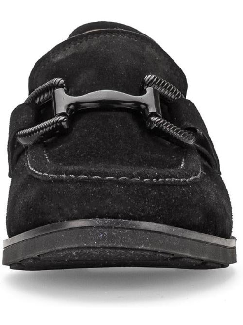 Mocassins  en cuir velours - Kiabi