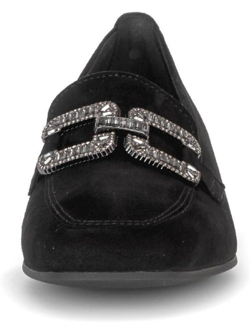Mocassins  en cuir velours - Kiabi