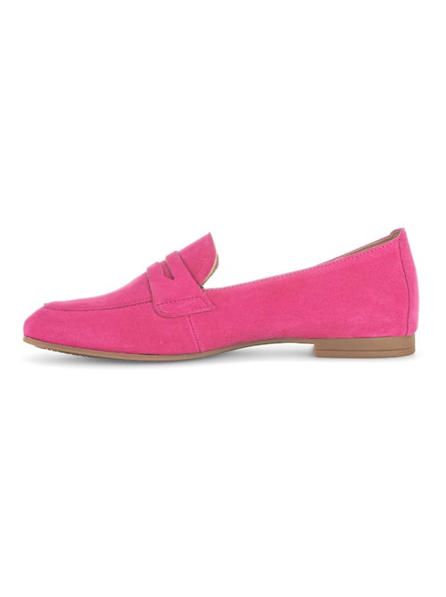 Mocassins  en cuir velours - Kiabi