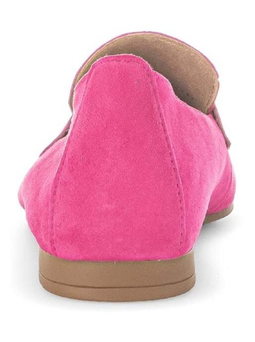 Mocassins  en cuir velours - Kiabi