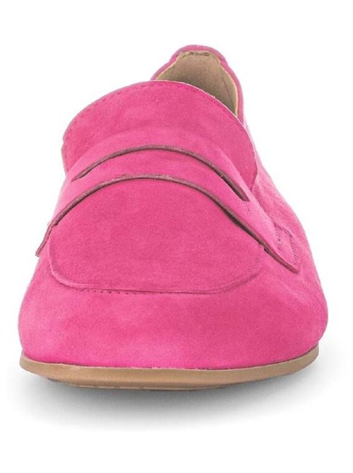 Mocassins  en cuir velours - Kiabi