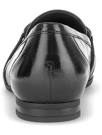 Mocassins en cuir verni