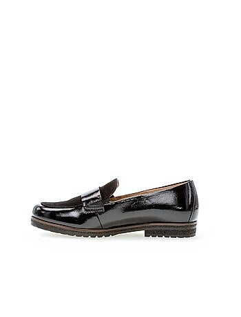 Mocassins en cuir vernis