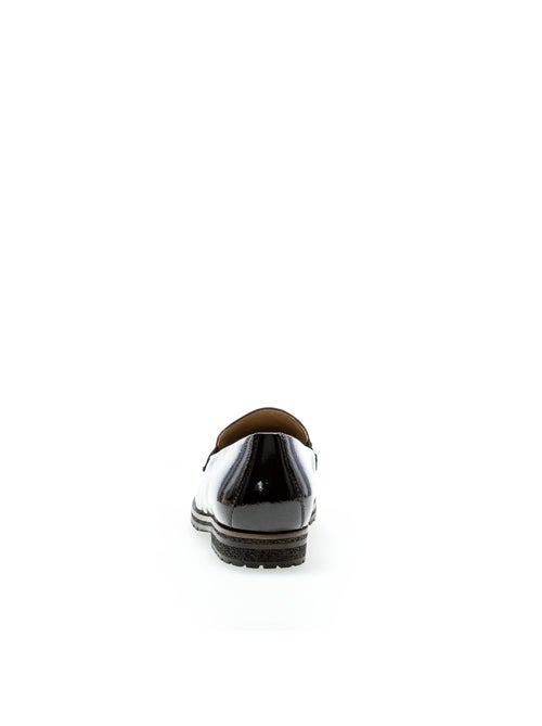 Mocassins  en cuir vernis - Kiabi