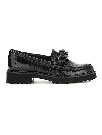 Mocassins en cuir vernis