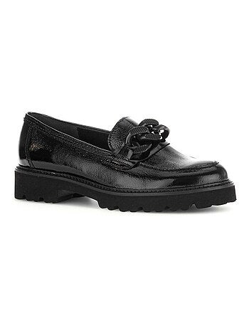 Mocassins en cuir vernis
