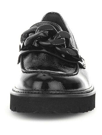 Mocassins en cuir vernis