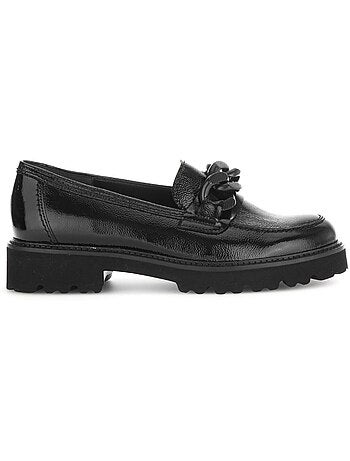 Mocassins en cuir vernis