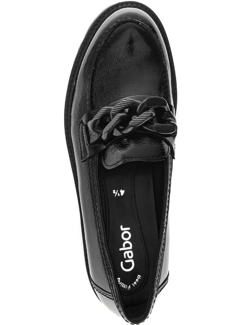 Mocassins en cuir vernis - Kiabi Mocassins en cuir vernis - Kiabi