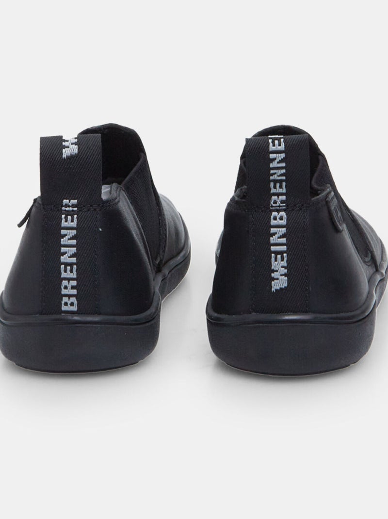 Mocassins en cuir Weinbrenner BAREFOOT BATA Noir - Kiabi