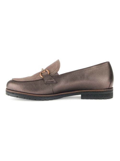 Mocassins en cuirs combinés - Kiabi Mocassins en cuirs combinés - Kiabi
