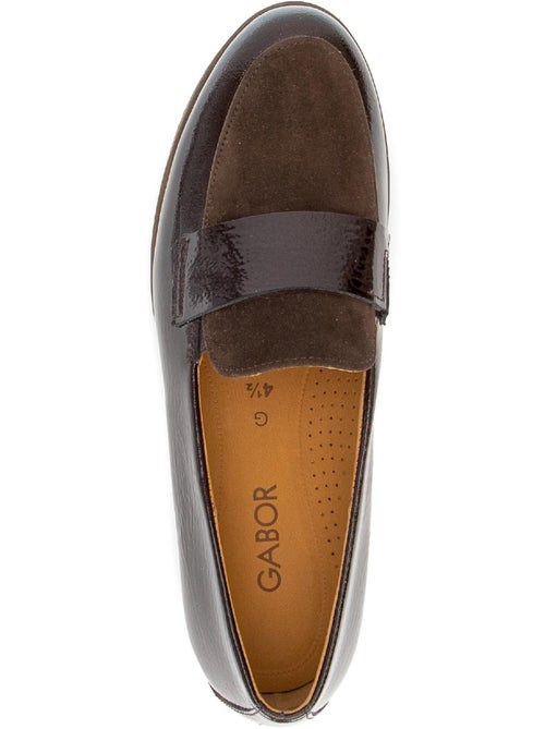 Mocassins en cuirs combinés - Kiabi Mocassins en cuirs combinés - Kiabi