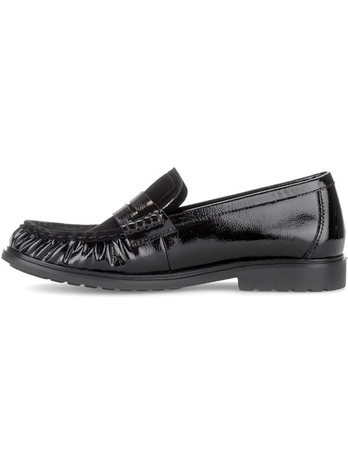 Mocassins  en cuirs combinés - Kiabi