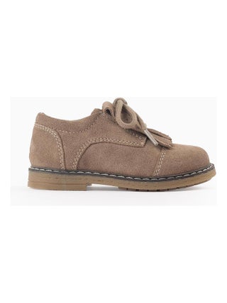 Mocassins en daim, avec franges NOVEAUX NATURE